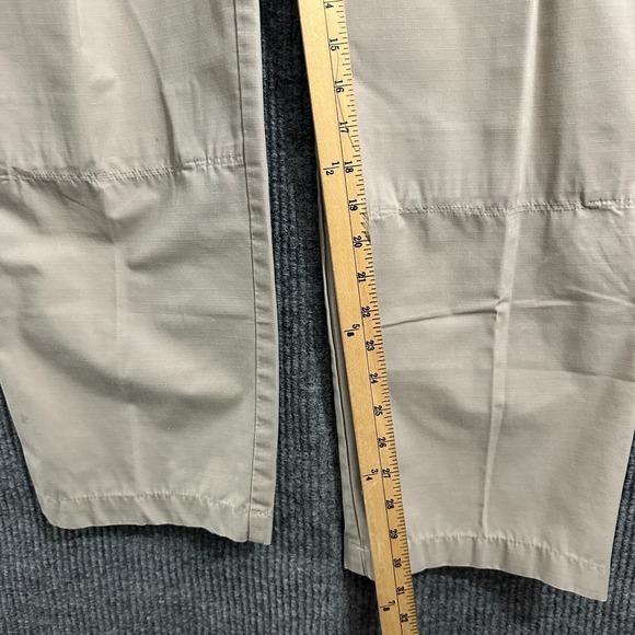 Galls Mens Cargo Pants Size 38x32 Beige Cotton Blend Utility Outdoor Mid Rise - Picture 6 of 12